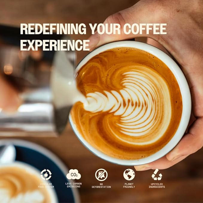 Atomo 50:50 Medium Roast Ground Coffee, Sustainable Low-Acid Coffee for Drip, French Press, and Pour-Over – 12oz (340g)