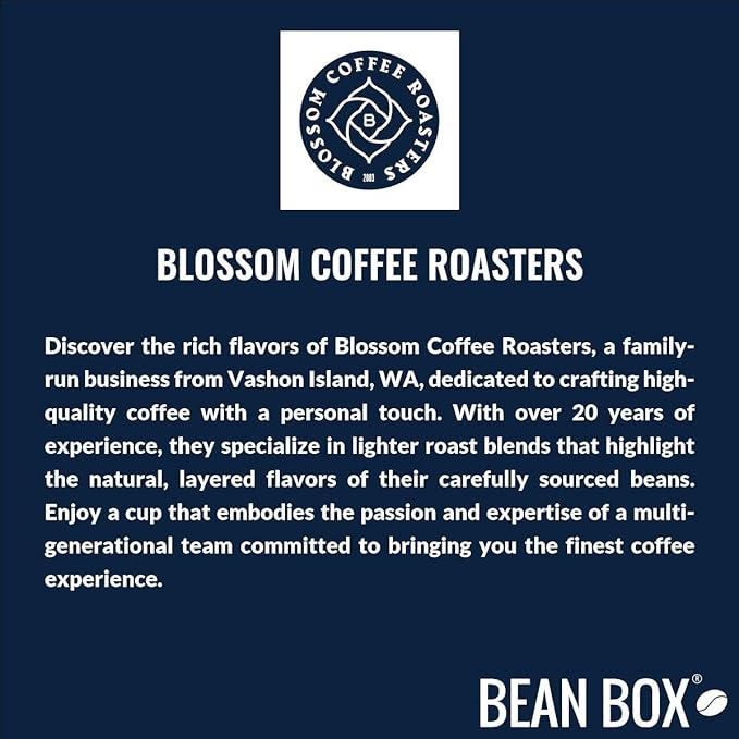 Bean Box Sampler - Roasted by Blossom Roasters, 3-Pack, Freshly Ground Coffee, Gourmet Coffee