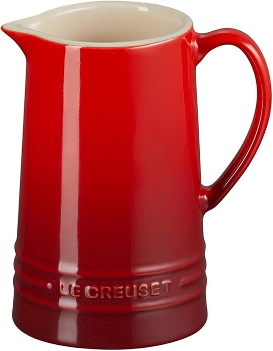 Le Creuset Stoneware Small Pitcher, 10 oz., Cerise