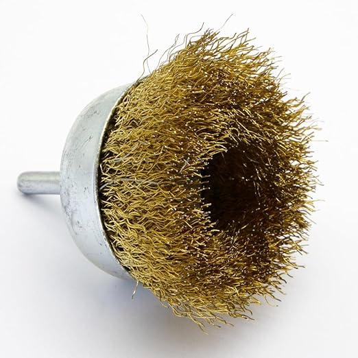 6-Piece Twisted Wire Brush Wheel Set - Metal Rust Removal, Polishing, Cleaning - 1/4″ (6mm) Shank - Removes Burrs, Dust, and Paint - Handles Rough Surfaces - Rotary Tool Accessories