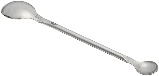 SP Bel-Art Stainless Steel Double-Ended Spoon; 0.5ml and 2.0ml (Pack of 2) (H36729-0015)