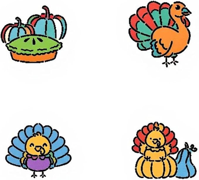 Reusable PYO Cookie Stencil Paint Your Own Custom Design Unique Cookies Stencils Creates Custom Coloring Pages Designs, Perfect for Kids, Parties, and Bakers. Detailed Designs.