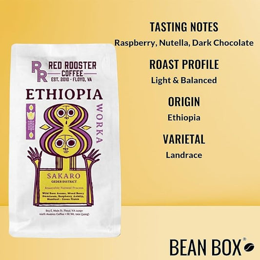Bean Box Sampler - Roasted by Red Rooster, 3-Pack, Whole Bean Coffee, Gourmet Coffee