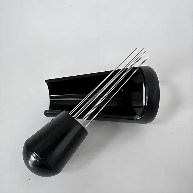 WDT Espresso Distribution tools with PP Handle, 10 x 0.4mm 304 Stainless Steel Needles Installed Coffee Stirrer for Barista