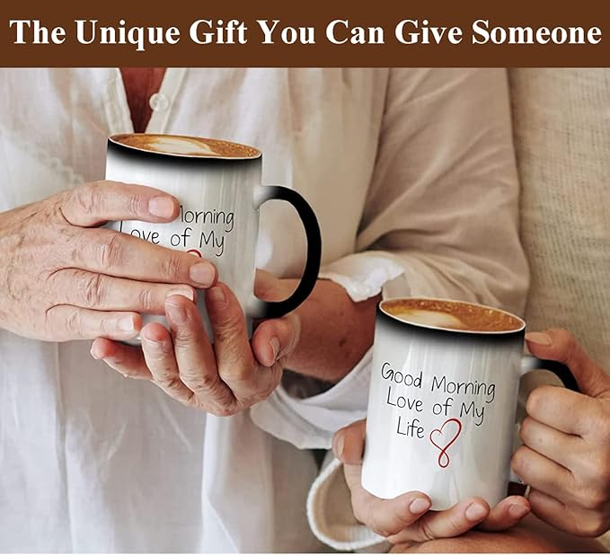 Color Changing Mugs, Sublimation Mugs Black Color Changing Coffee Mugs Heat Sensitive Coffee Mugs Tazas Magicas Para Sublimacion 15 OZ With Box Set of 12