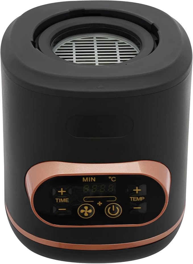 VelvetSlumbliery Electric Coffee Bean Roaster Machine, 1500W 110V Automatic Coffee Bean Roaster Adjustable Temperature&Timer, for Personal, Family