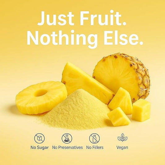 Confect Pineapple Powder | Pure & Natural Fruit Powder for Smoothies, Baking, Beverages, Juices, Tea & DIY Recipes | Vegan, Gluten-Free, No Added Sugar – 8 OZ
