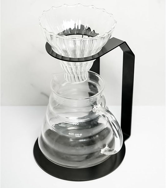 Topyond Pour Over Coffee Dripper Rack, Iron Coffee Filter Holder, Retro Coffee Maker Stand, Durable Drip Coffee Maker Rack, Coffee Station Display for Home, Cafe, Office