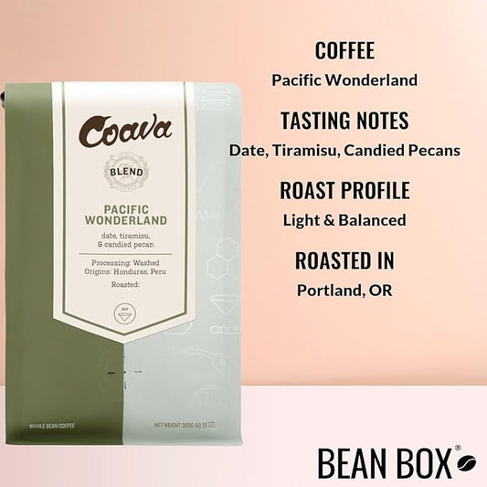 Bean Box Sampler - Roasted by Coava Roasters, 2-Pack, Freshly Ground Coffee, Gourmet Coffee