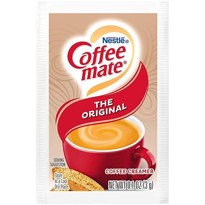 Nestle Coffee mate Original 3 Gram Single Serve Powdered Creamer Packets (Pack of 100)