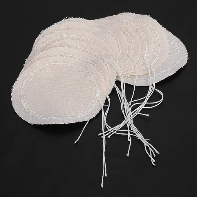 20Pcs Coffee Siphon Cloth Filter, Cloth Coffee Filters Reusable Round Replacement Filter for Syphon Coffee Maker Coffee Pot Filters