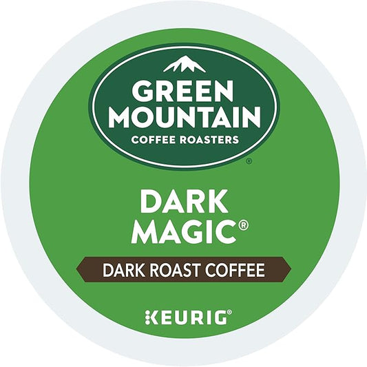 Green Mountain Coffee Roasters Dark Magic, Single-Serve Keurig K-Cup Pods, Dark Roast Coffee, 24 Count