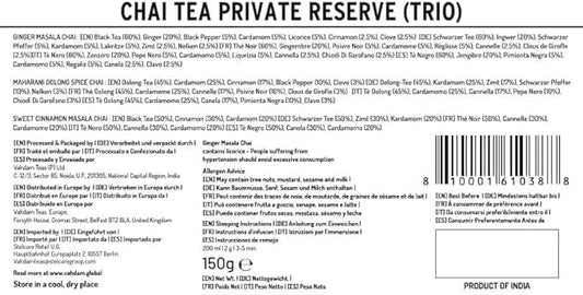 VAHDAM, Chai Tea Gift Set - Oprah's Favorite Chai Loose Leaf Tea in Tin Caddy Gift Box | Exotic Chai Tea Blends | Gluten Free, Non GMO | Valentines Day Gifts for Him & Her