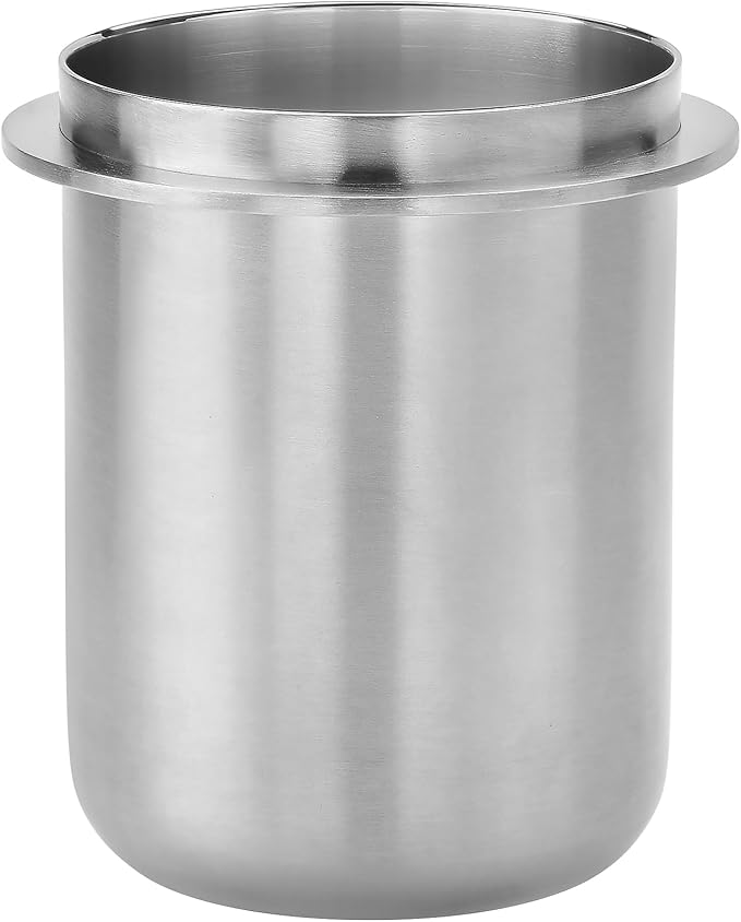 Normcore 58mm Portafilter Dosing Cup, Espresso Coffee Dosing Cup, Mirror-polished Inside, 304 Stainless Steel, Compatible with 58mm Portafilters, Brushed Silver