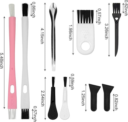 Brushes Scrapers Spoons Set for Herb Grinder Pipe Cleaners Tool Pollen Kit for Herb Grinder (21)