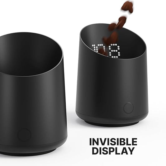 Subminimal Subscale Digital Dosing Cup with LED Display – Sleek & Precise Scale - Dosing & Brewing Accessories, Measures Coffee Grounds for Espresso - Black