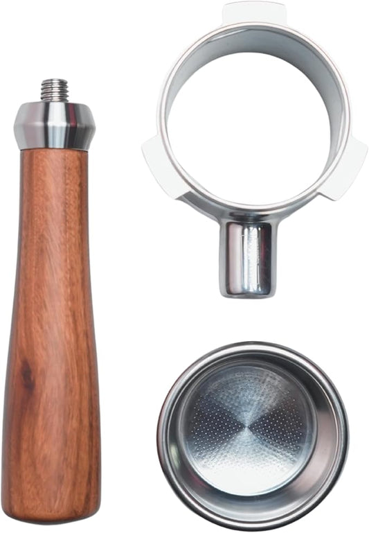 Pawa Bottomless Portafilter 54mm - Includes Filter Basket | Compatible with Breville Barista Express and 54mm Breville Machines