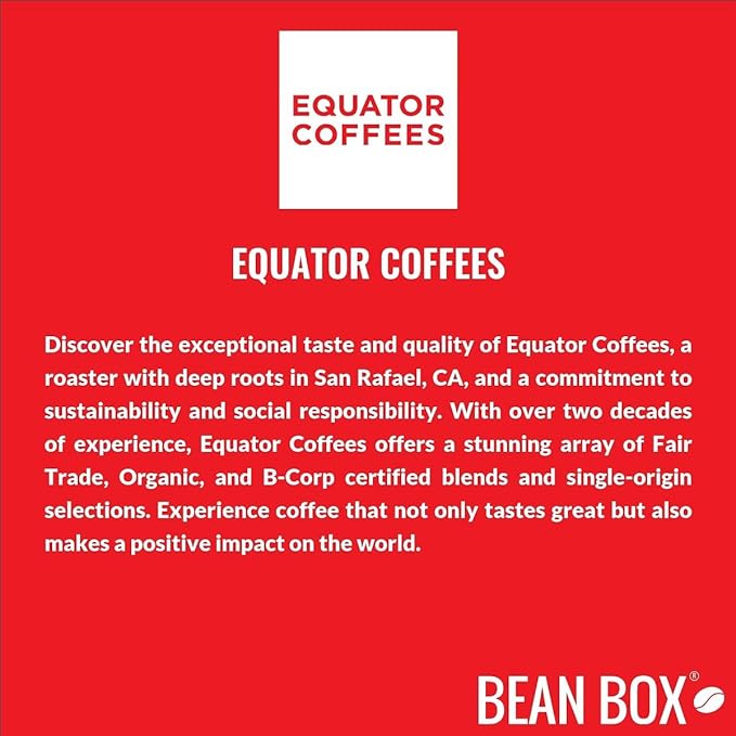 Bean Box Los Angeles Coffee Sampler, 2-Pack - Roasted by Equator Coffees, Gourmet Arabica Coffee, Variety Pack - Whole Bean