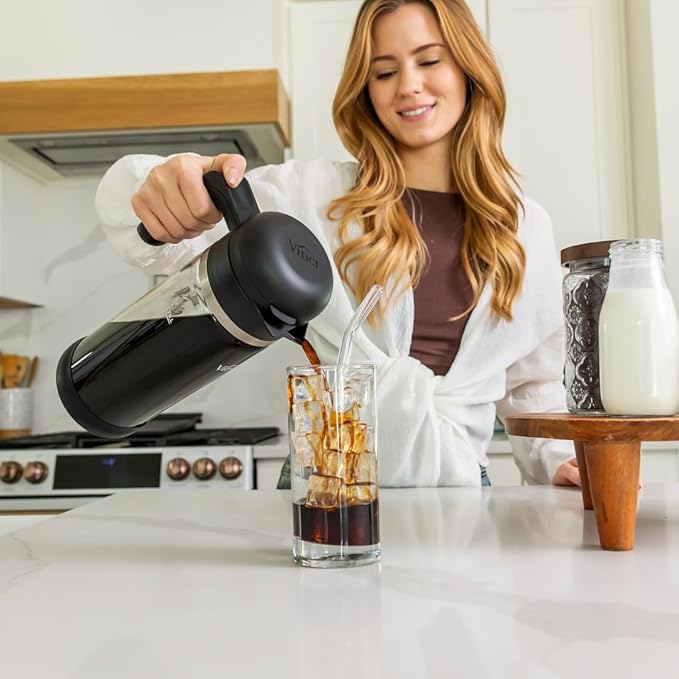 VINCI Cold Brew 360 Glass Coffee Maker, 47 oz