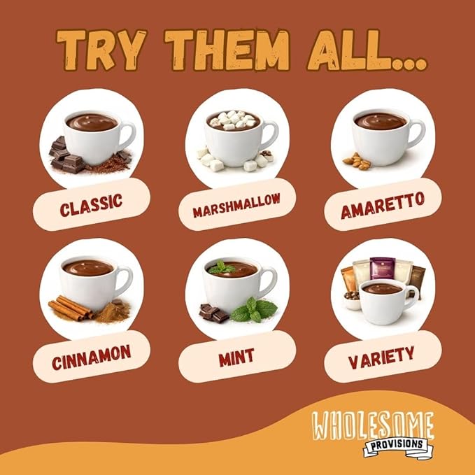 Protein Hot Chocolate, Keto Hot Chocolate Mix, Low Carb Hot Cocoa, 15g Protein, 3g Net Carbs, Low in Sugar, Instant Hot Coco, 7 Individual Macro-Controlled Packages (Classic, 5 Pack)