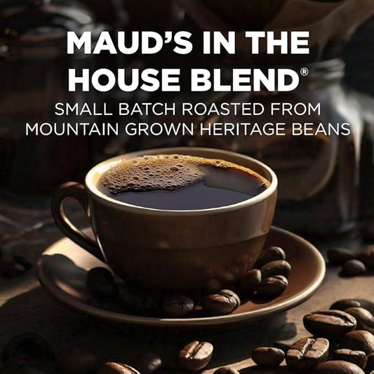 Maud's Medium Roast Coffee Pods, 50ct, Recyclable Single Serve Pods – 100% Arabica Coffee, Compatible with Keurig K Cups Maker