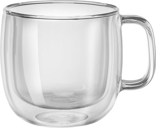 ZWILLING Sorrento Plus 2-pc Double-Wall Glass Cappuccino Mug Set