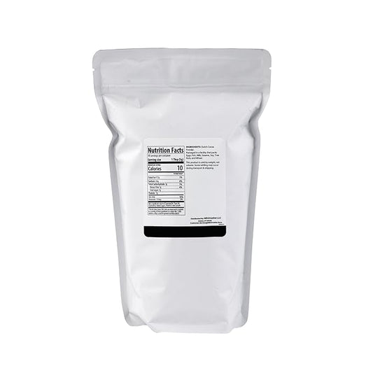 Minimalist Cocoa Powder, Dutch Process for Baking and Beverages, Packaged for Convenience in a Resealable Bag (1 Pound)
