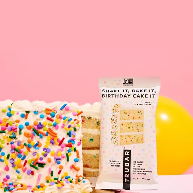 TruBar Birthday Cake Protein Bar, 1.76 OZ