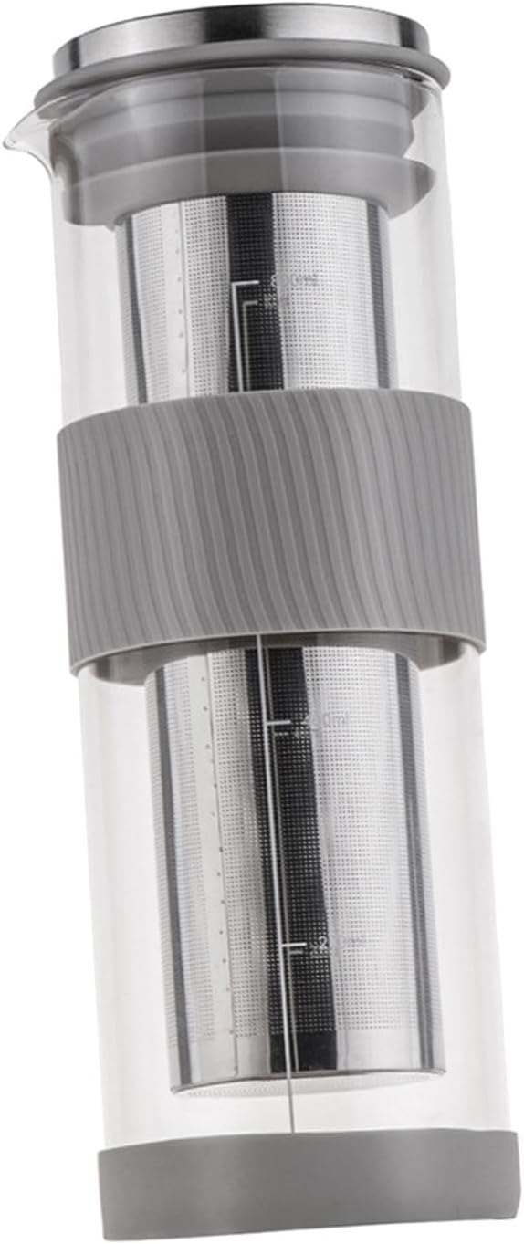 Cold Brew Maker, Cold Brew Iced Coffee Maker Leakproof for Fridge, Coffee Maker Pitcher with Airtight Lid, 800ml