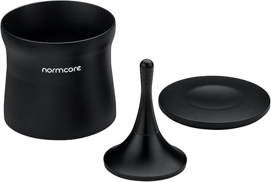 Normcore 51mm Magnetic Dosing Cup, Barista Espresso Coffee Grinder Dosing Tools Fit 51mm Delonghi Dedica & La Specialista Portafilter, Matte Black Anodized Aluminum