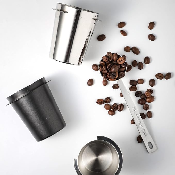 58mm Dosing Cup Stainless Steel Coffee Dosing Cup Fits 58mm Portafilters Espresso Dosing Cup Espresso Tamper Machine Tools