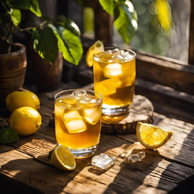 The Harmony Honey Yuzu (20 Sticks) Premium Black Tea, with Ground Ginger, Rich in Antioxidants, Vitamin C & L-Theanine, Sweetened with Real Honey, Enjoy Hot or Cold