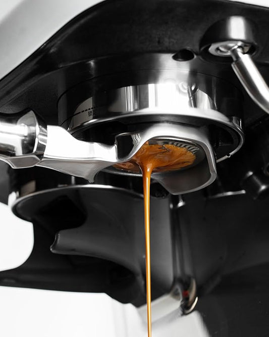 MUVNA 58mm Nnaked Portafilter 3 Ear - Espresso Bottomless Portafilter with Double-layer Filter Basket Fits CASABREWS Ultra, Neutron Pro, Oster,Gevi, Hibrew, Tuni E2, Blue