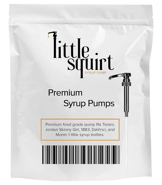 2-Pack Black Coffee Syrup Pump Dispenser – Fits 750ml Syrup Bottles – Reusable Pump for Flavored Coffee, Tea, Beverages