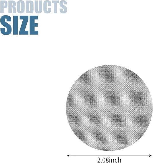 1 Pcs 53.3 mm Puck Screen, 1.7mm Thickness 150μm Stainless Steel Espresso Filter Screen for Espresso Portafilter Filter Basket (53.3 mm,150 micron)