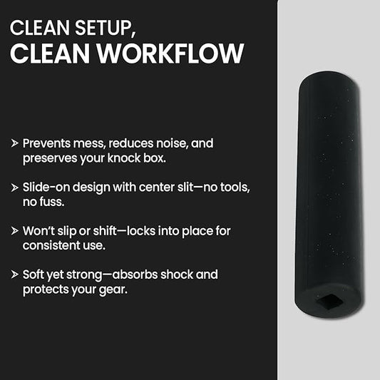 Rattleware Rubber Replacement Knock Box Bar Cover - Durable & Easy-to-Install Espresso Waste Solution, Fits Select Models with Welded Bars, High-Quality Design (6.25")