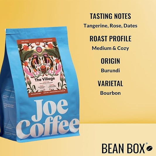 The Village - Roasted by Joe Coffee Company - Whole Bean Coffee - 5 Pound Bag