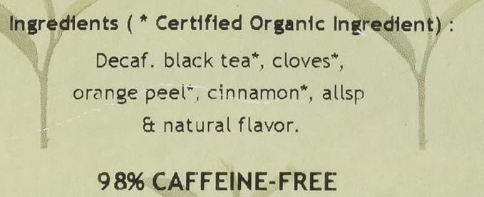 Davidson's Organics, Decaffeinated Spiced Peach, Loose Leaf Tea, 16-Ounce Bag