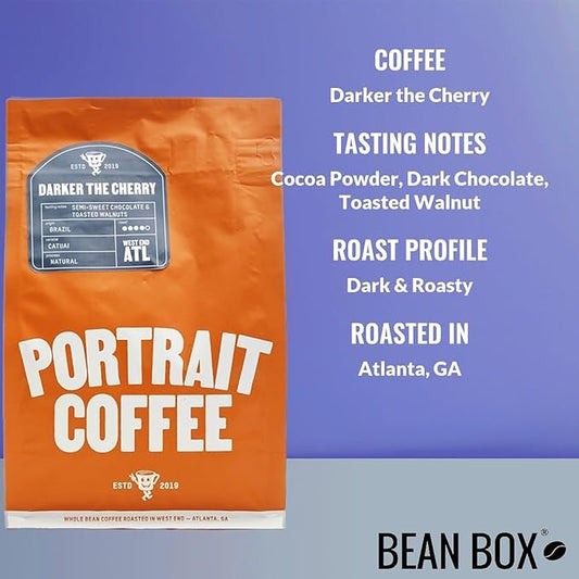 Darker the Cherry - Roasted by Portrait Coffee - Whole Bean Coffee - 12 Ounce Bag