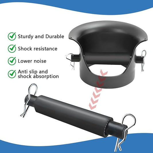 Replacement Knock Box Bar for Commerical Espresso Grounds Knock Box for Grounds Knock Box Rubber Knock Box Rubber Bar Drawer Type Knock Box Coffee Grounds Box Rod (Black, rubber)