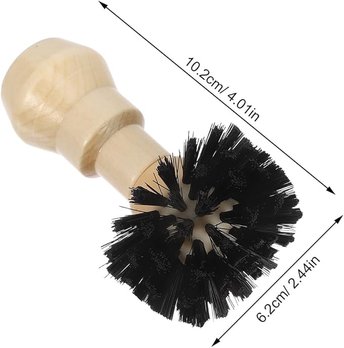 FESTFENDS Espresso Maker Cleaning Brush for Portafilter Multi-device Coffee Grinder Cleaner with Fine Bristles Ergonomic Handle Rapid Drying Powder Bowl Coffee Cleaning Tool for Home and