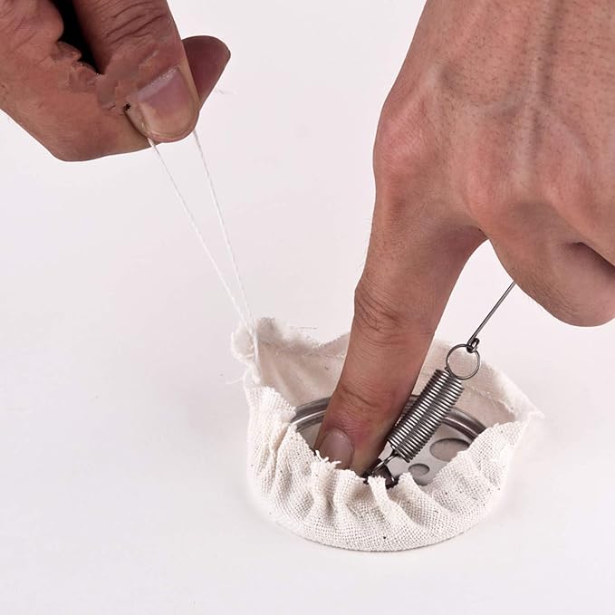 YouU 10 Pcs Coffee Syphon Cloth Replacement Filter for Hario Syphon, Yama Siphon and Other Syphon Coffee Maker, Balance Syphon Coffee Maker, Vacuum Pot Filters