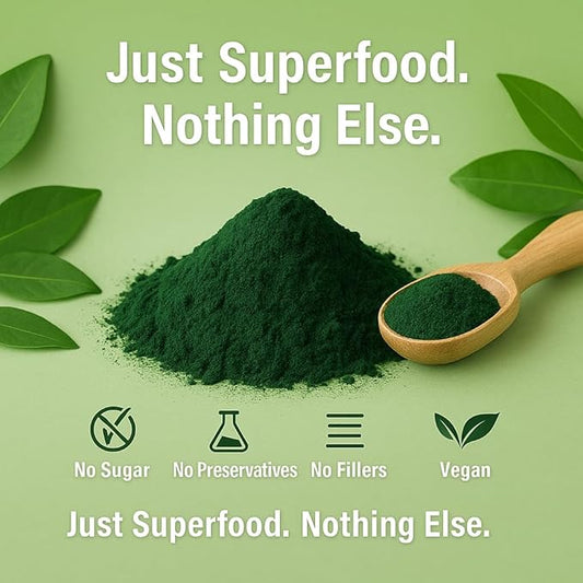 Confect Spirulina Powder | Pure & Natural Fruit Powder for Smoothies, Baking, Beverages, Juices, Tea & DIY Recipes | Vegan, Gluten-Free, No Added Sugar – 8 OZ