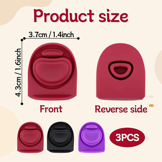 3pcs Replacement Rubber Stopper Seal Compatible with Owala FreeSip 24oz 32oz,Water Bottle Lid Cap Silicone Seal Parts for Owala 16/19/24/32/40oz Spout Gasket Mouthpiece Piece Accessories F2A2