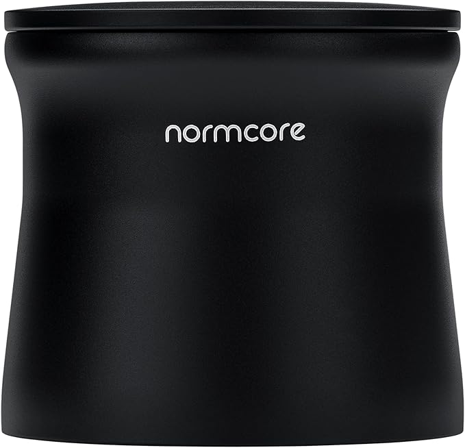 Normcore 58mm Magnetic Dosing Cup, Espresso Portafilter Dosing Cup, Barista Coffee Grinder Dosing Tools Fit 58mm Portafilter Basket, Matte Black Anodized Aluminum