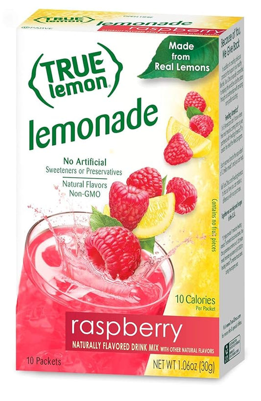 True Lemon Raspberry Lemonade 10 count - 6 pack