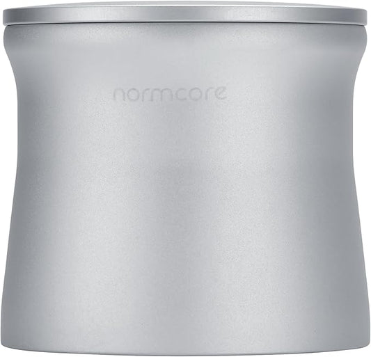 Normcore 58mm Magnetic Dosing Cup, Espresso Portafilter Dosing Cup, Barista Coffee Grinder Dosing Tools Fit 58mm Portafilter Basket, Anodized Aluminum, Silver