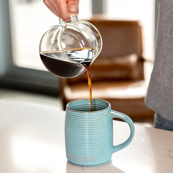 Caribou Coffee, Flavored Ground Coffee, 100% Arabica Coffee - Vanilla Hazelnut Dreamstate 66 Ounces (6 Bags of 11 Ounces)