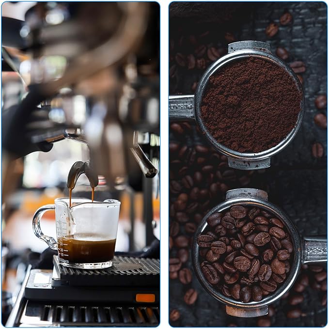 MECCANIXITY Coffee Machine Brush, 5" Length Nylon Head Black for Cleaning Espresso Machines, Grinders