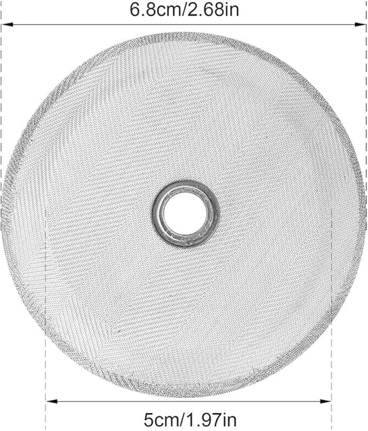 wedrink 6Pcs French Press Filters Screen Replacement for 12OZ French Press Coffee Makers